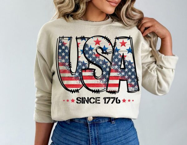 USA Since 1776 Shirt, Fourth Of July USA shirt, America Sweatshirt, Independence Day Shirt
