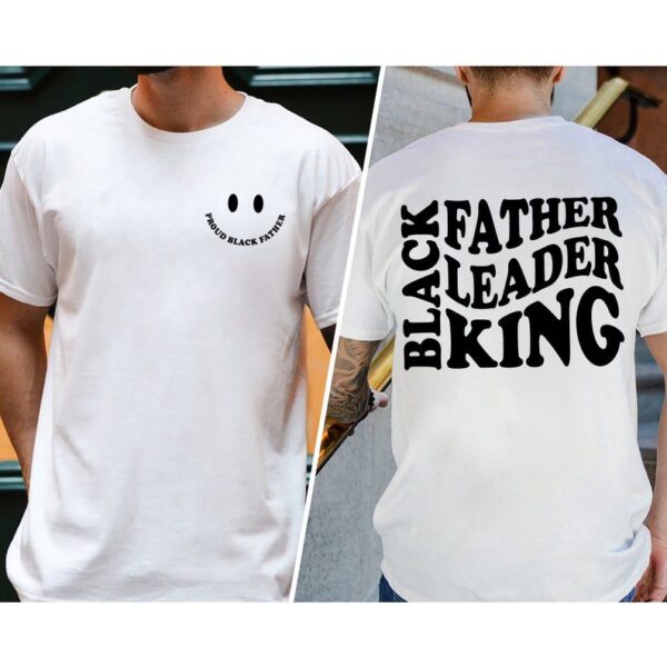 Proud Black Father Sweatshirt, Fathers Day Gift Shirt - Image 2