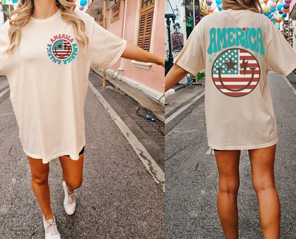 America Shirt, July 4th Shirt, Beach Shirt